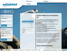 Tablet Screenshot of extablish.com